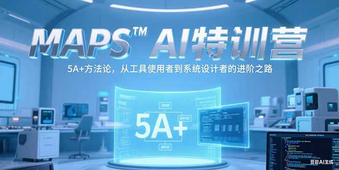 MAPSAI特训营，掌握 5A+方法论，从工具使用者到系统设计者的进阶之路-心语项目网