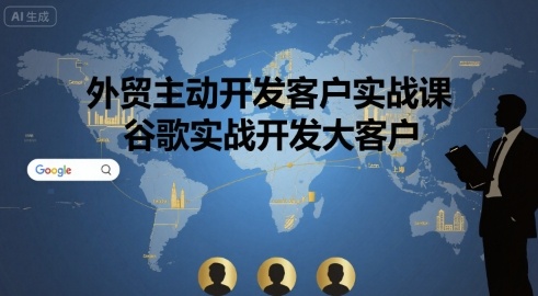 外贸主动开发客户实战课，谷歌实战开发大客户-心语项目网