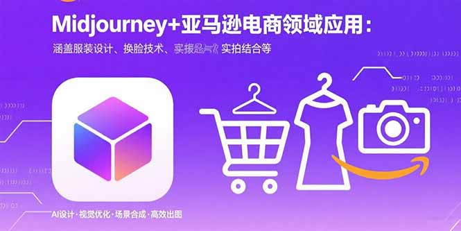 Midjourney+电商领域商业应用：涵盖服装设计、换脸技术、实拍结合等-心语项目网