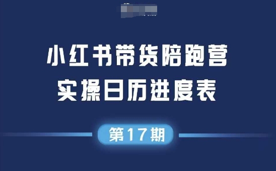 小红书第17期带货陪跑营，不囤货，无不直播，无不投流，通过选品+笔记内容+测品+笔记铺量+矩阵运营打爆款(更新)-心语项目网