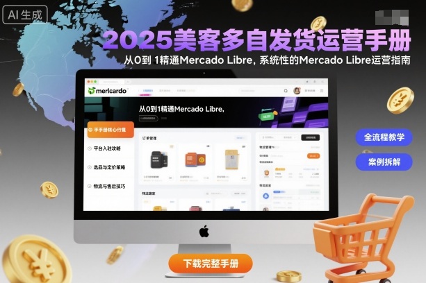 2025美客多自发货运营手册：从0到1精通Mercado Libre，系统性的Mercado Libre运营指南-心语项目网