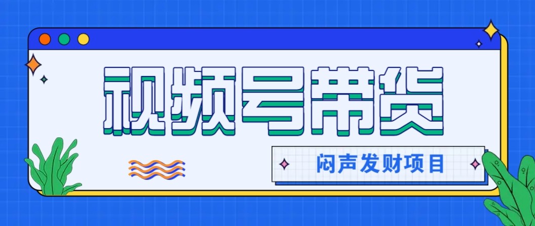 微信视频号带货项目,轻松日赚赚2000+,这个挣钱入口很多伙伴都在闷声发财-心语项目网