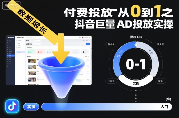 ​​‌‬‌‍⁤⁣​​⁤⁢​⁤​‍‬‬​⁤⁣‍‬⁤​⁡​⁣⁡‌‍​⁤⁣‍⁣​‌⁢⁢⁡‍⁣⁡​付费投放从0到1之抖音巨量AD投放实操-心语项目网