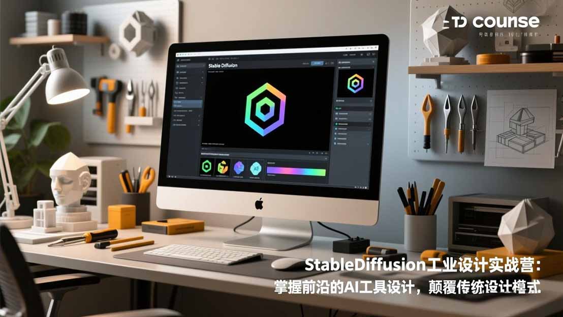 StableDiffusion工业设计实战营：掌握前沿的AI工具设计，颠覆传统设计模式-心语项目网