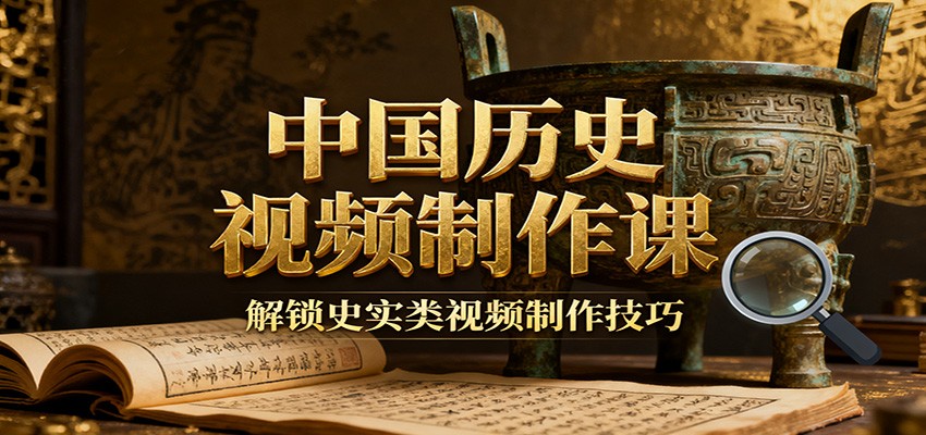 中国历史视频制作课:疆域地图集+参考文案+练习素材,解锁史实类视频制作技巧-心语项目网
