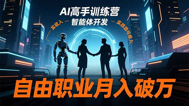 AI高手训练营3.0，ChatGPT，Midjourney，智能体开发，自由职业月入破万-心语项目网