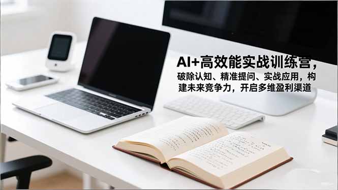 AI+高效能实战训练营，破除认知、精准提问、实战应用，构建未来竞争力，开启多维盈利渠道-心语项目网