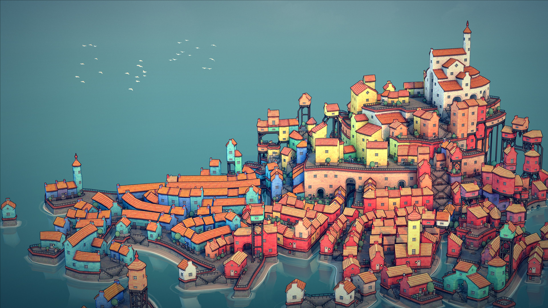 《城镇设计师 Townscaper》Switch中文版NSP下载 – 含1.0.1补丁-心语项目网