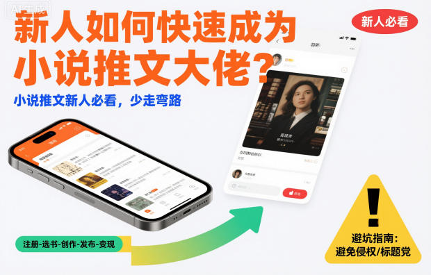 新人如何快速成为小说推文大佬？小说推文新人必看，少走弯路-心语项目网