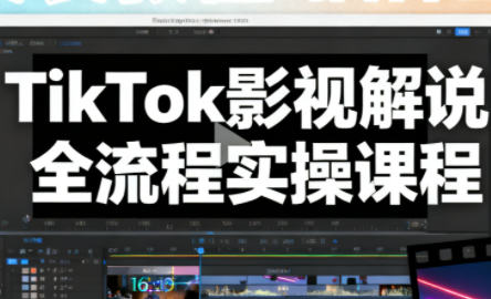 凌帧·TikTok影视解说全流程实操-心语项目网