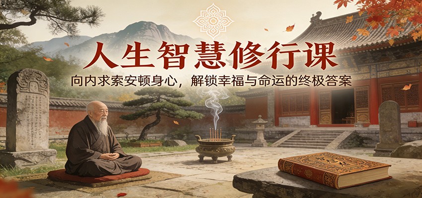 人生智慧修行课：向内求索安顿身心，解锁幸福与命运的终极答案-心语项目网