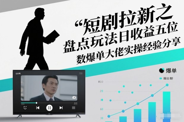 短剧拉新之盘点玩法日收益五位数爆单大佬实操经验分享-心语项目网