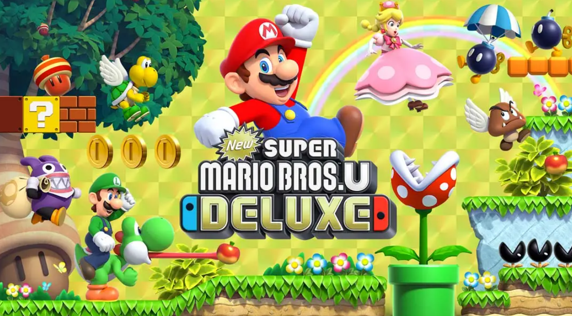 《新超级马里奥兄弟U 豪华版 New Super Mario Bros. U Deluxe》Switch中文版NSP下载 – 含1.0.2补丁-心语项目网