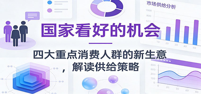 公众号付费文章：国家看好的机会，四大重点消费人群的新生意，解读供给策略-心语项目网
