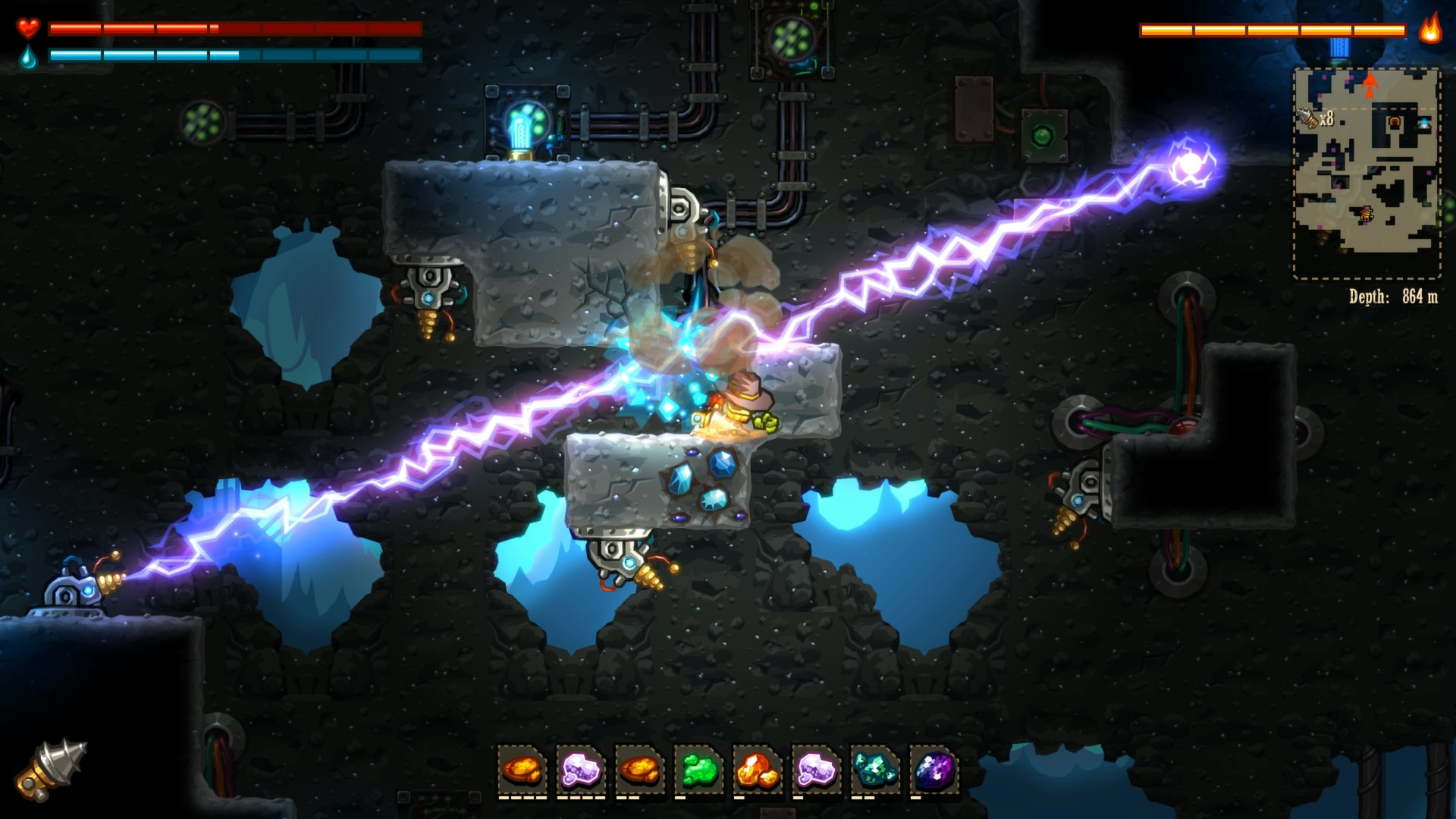 《蒸汽世界：挖掘 SteamWorld Dig》Switch英文版NSP下载 – 含1.12.0补丁-心语项目网