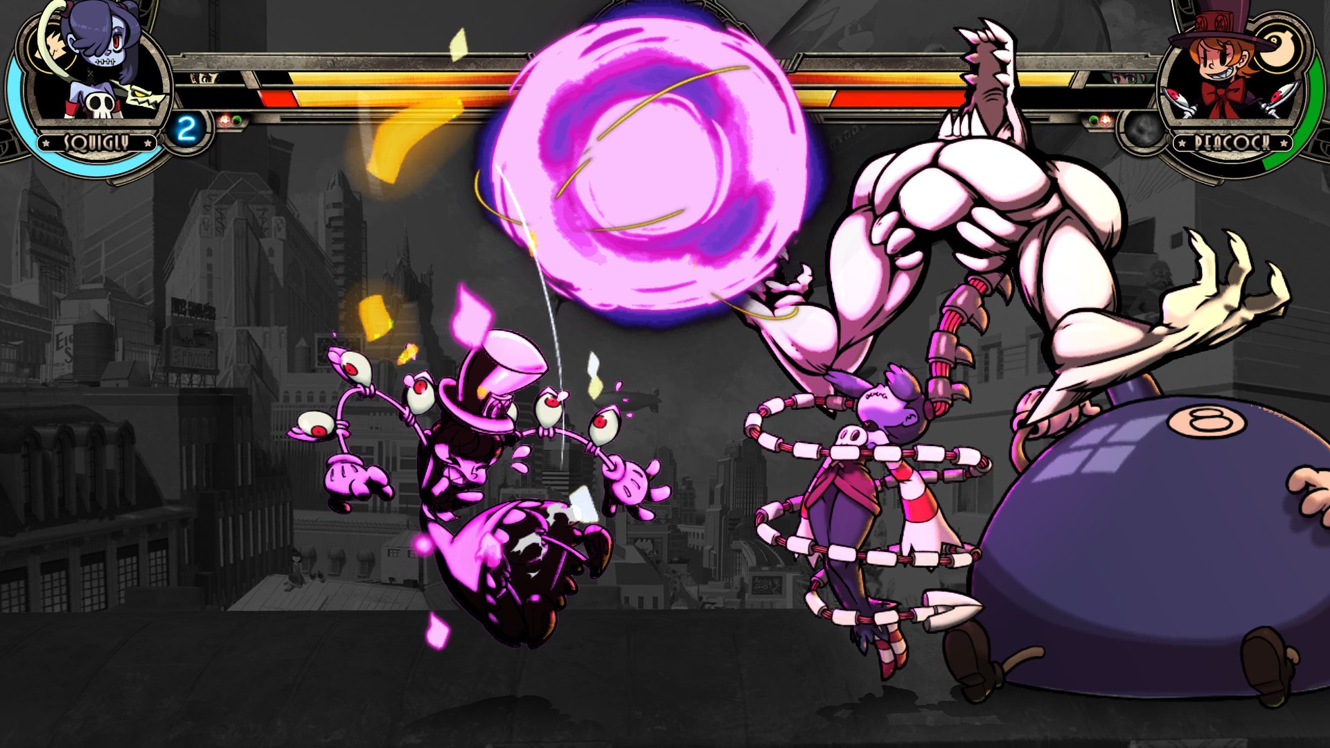 《骷髅女孩：二度返场 Skullgirls: 2nd Encore》Switch美版英文NSP下载 – 含1.0.11补丁+5DLC-心语项目网
