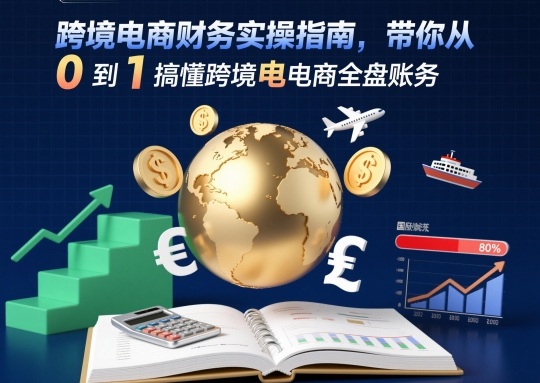 跨境电商财务实操指南，带你从0到1搞懂跨境电商全盘账务-心语项目网