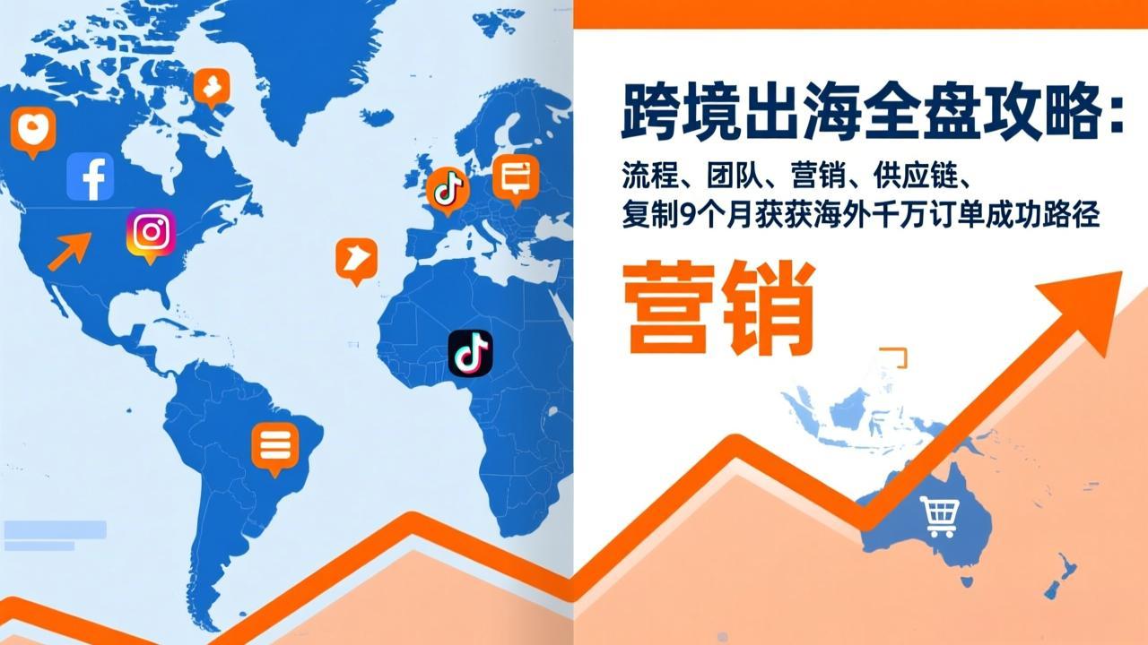 跨境出海全盘攻略：流程，团队，营销，供应链，复制9个月斩获海外千万订单成功路径-心语项目网