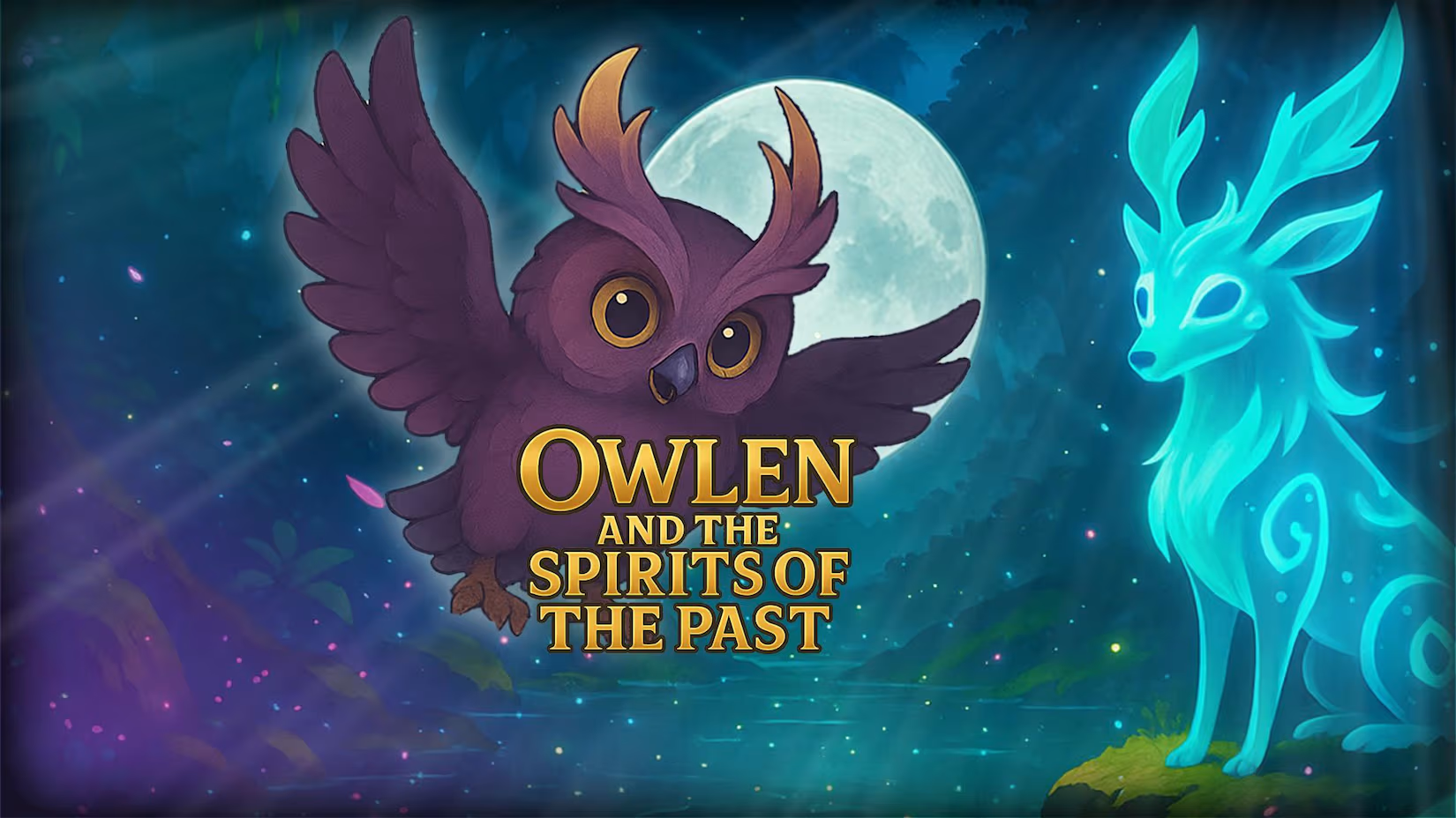 猫头鹰与过去的幽灵 .Owlen and the Spirits of the Past 英语-心语项目网
