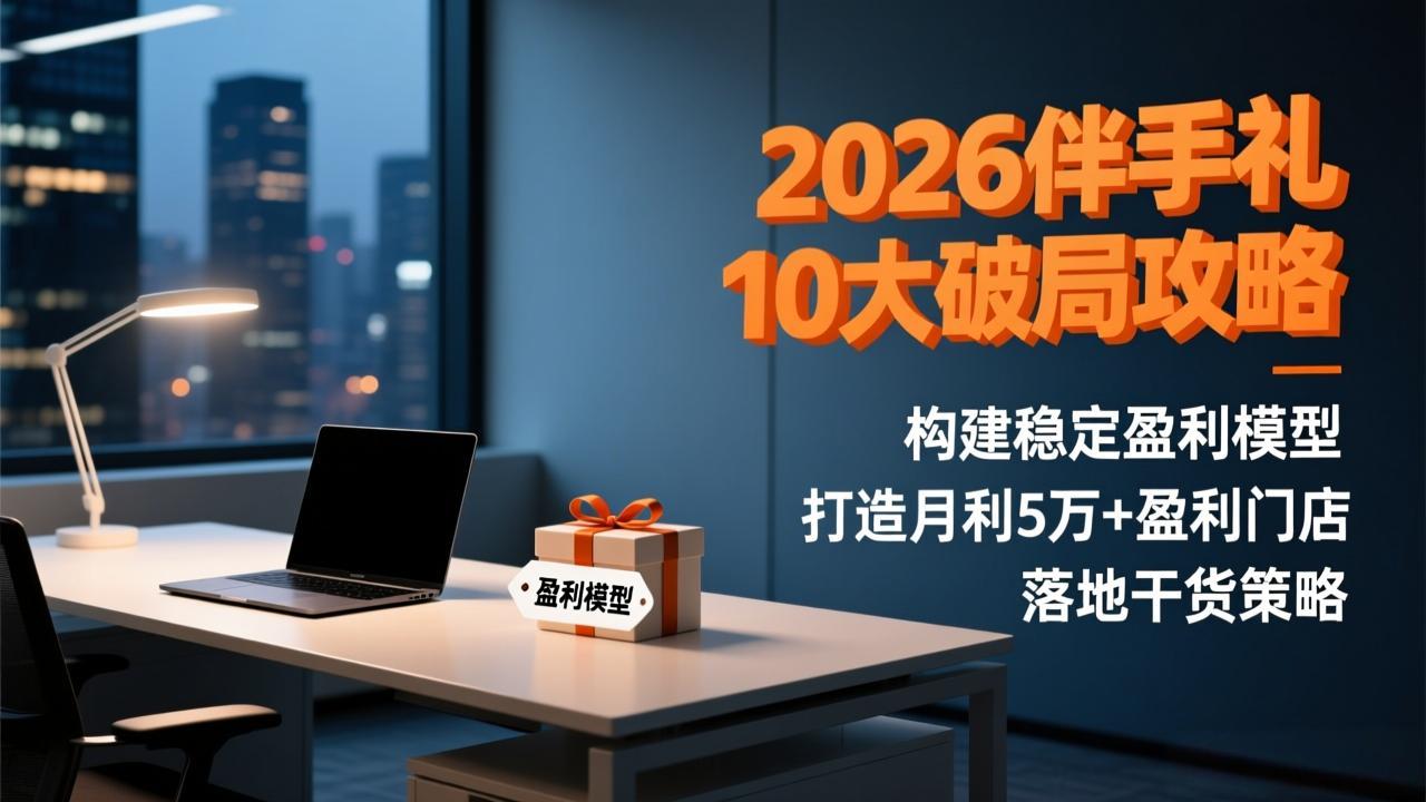 2026伴手礼10大破局攻略：构建稳定盈利模型，打造月利5万+盈利门店，落地干货策略-心语项目网