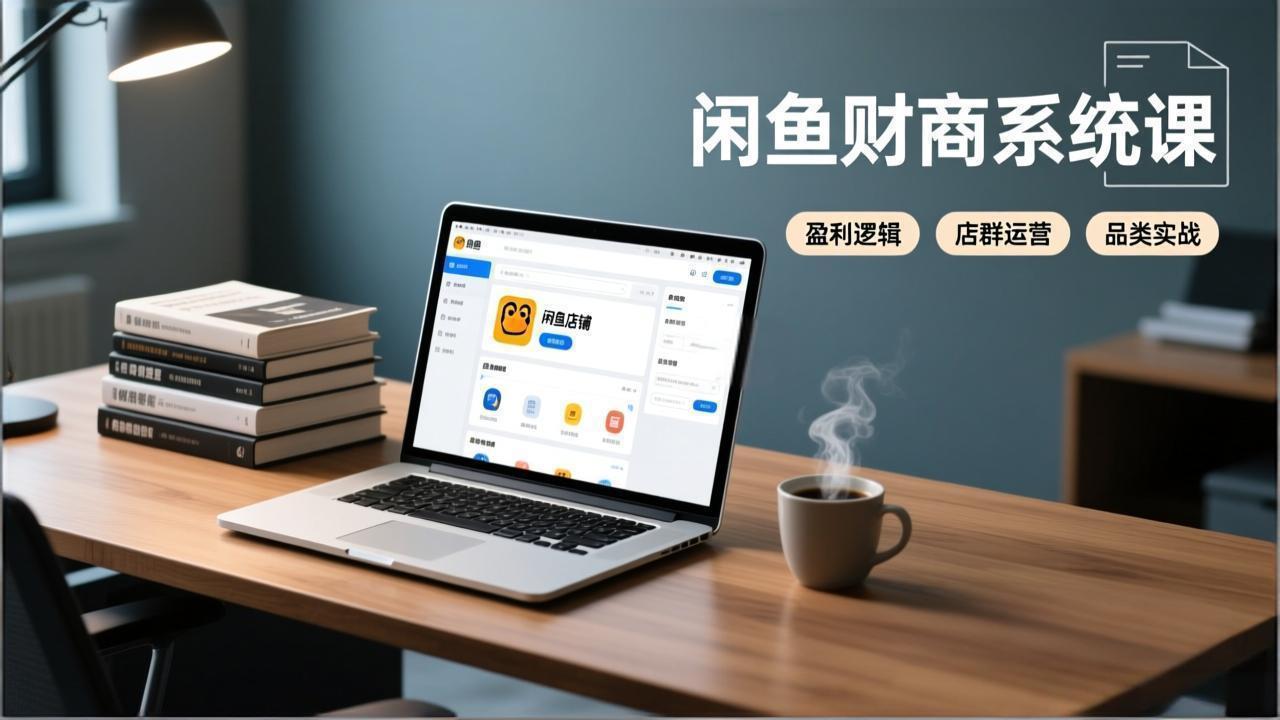 闲鱼财商系统课：从盈利逻辑、店群运营到品类实战，实现稳定月入过万-心语项目网