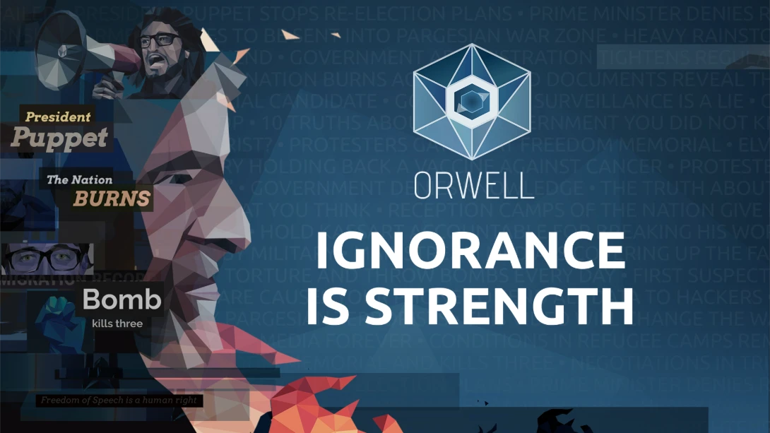 【美版】奥威尔 无知就是力量 .Orwell Ignorance is Strength 中文-心语项目网