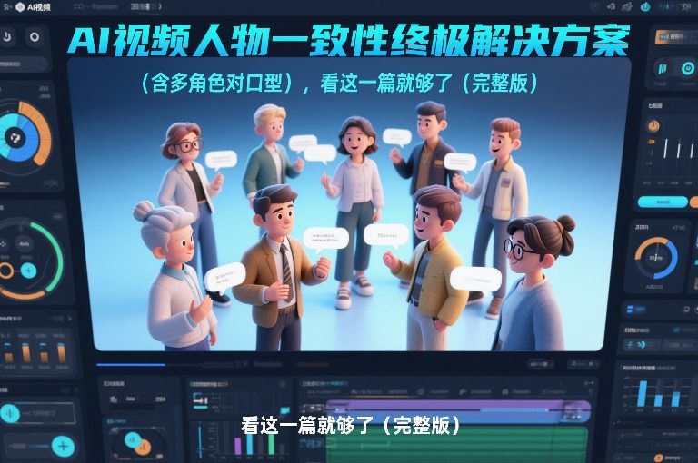 AI视频人物一致性终极解决方案(含多角色对口型)，看这一篇就够了(完整版)-心语项目网