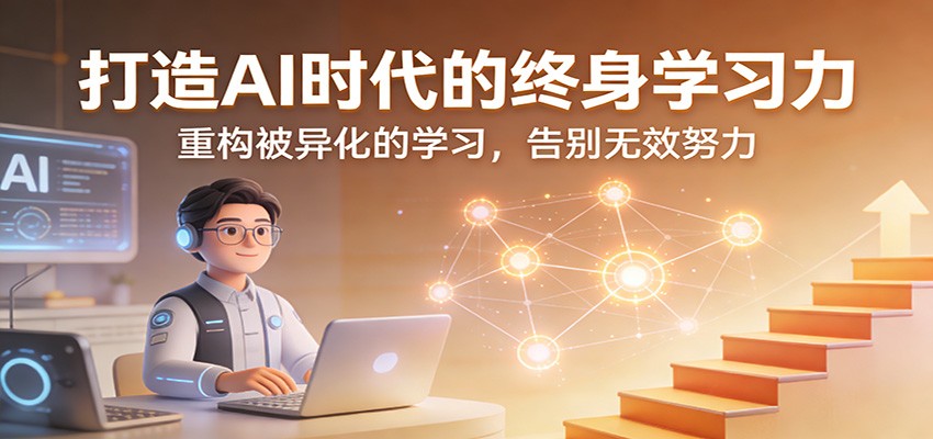打造AI时代的终身学习力：重构被异化的学习，告别无效努力-心语项目网