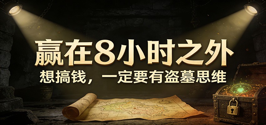 公众号付费文章《赢在8小时之外，想搞钱，一定要有盗墓思维》-心语项目网