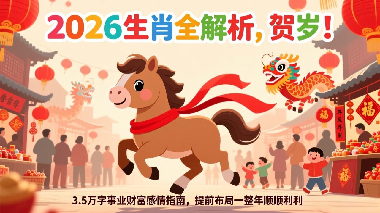 付费文章：贺岁！2026生肖全解析，3.5万字事业财富感情指南，提前布局一整年顺顺利利-心语项目网