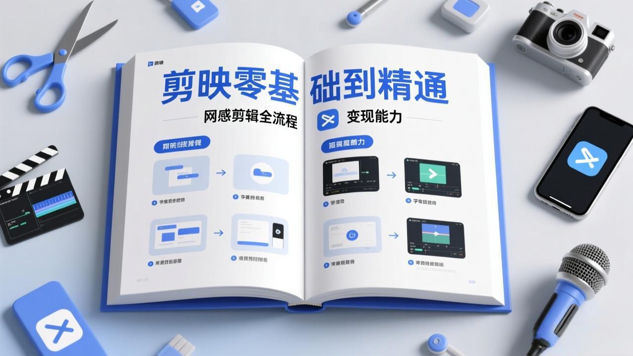剪映零基础也能快速上手，从入门到精通掌握网感剪辑全流程，掌握能直接变现的剪辑能力-心语项目网