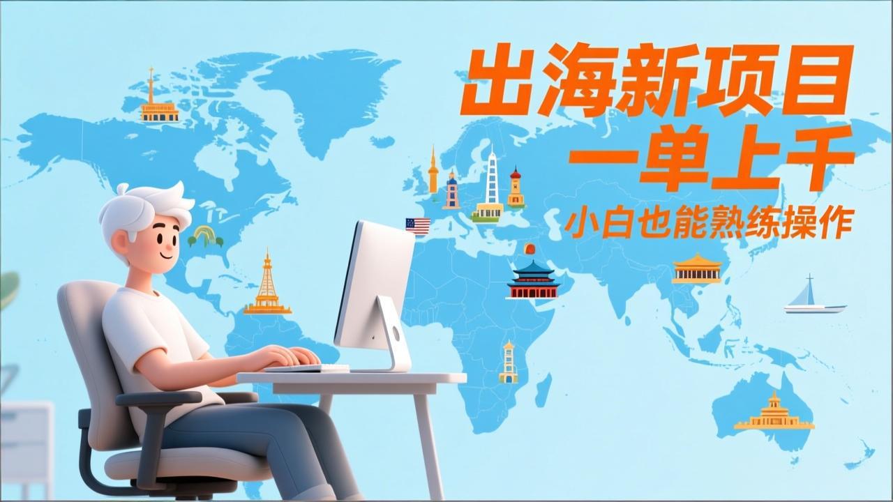 出海新项目，一单上千，小白也能熟练操作-心语项目网