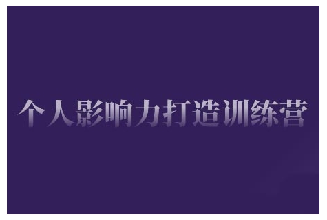 个人影响力打造训练营，掌握公域引流、私域运营、产品定位等核心技能，实现从0到1的个人IP蜕变-心语项目网