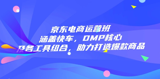 京东电商运营班：涵盖快车，DMP核心及各工具组合，助力打造爆款商品-心语项目网