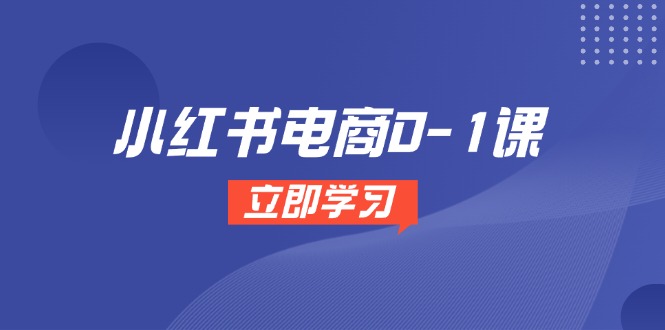 小红书电商0-1课，开店选品全流程，多平台素材处理与爆款笔记制作-心语项目网
