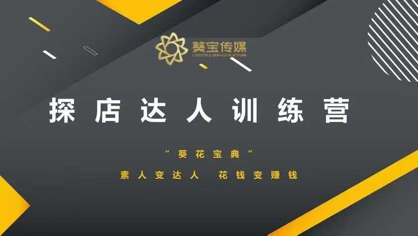 探店达人训练营，素人变达人，花钱变赚钱-心语项目网