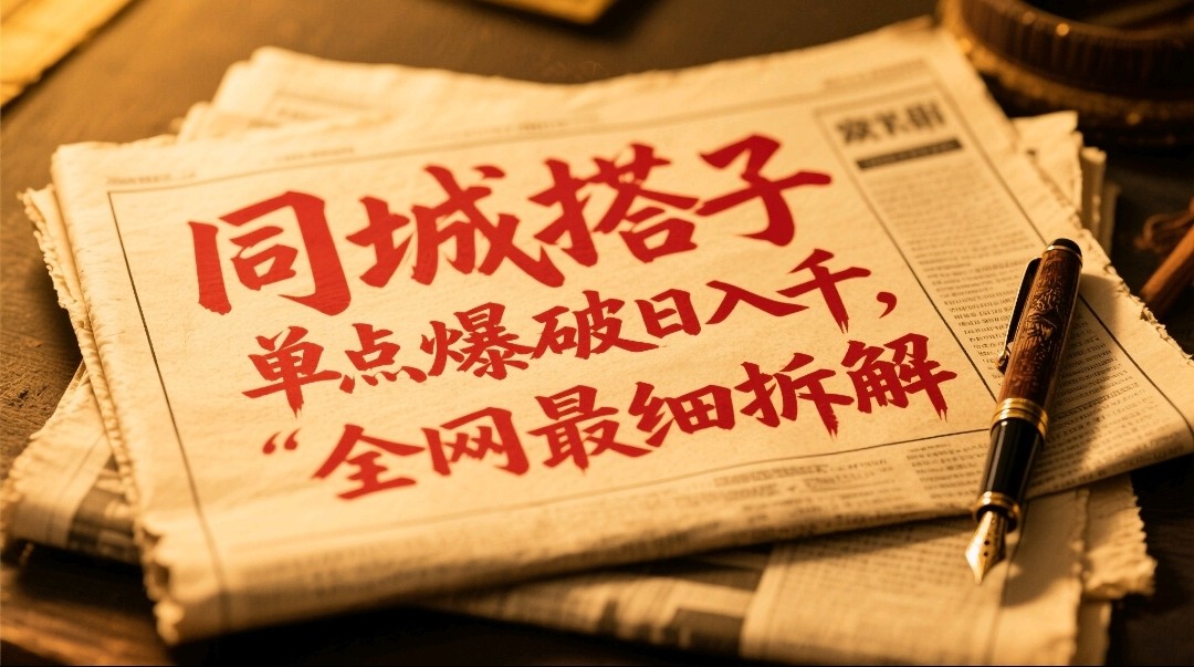 同城搭子群19.9单点爆破日入千，搭子组局月入万，全网最细拆解-心语项目网