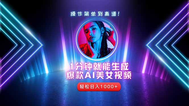 2025年最强副业：用AI做短视频，从零开始打造爆款账号！-心语项目网