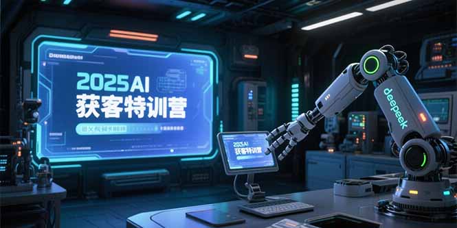 2025AI获客特训营，AI图文视频全制作，deepseek工具实操教学-心语项目网