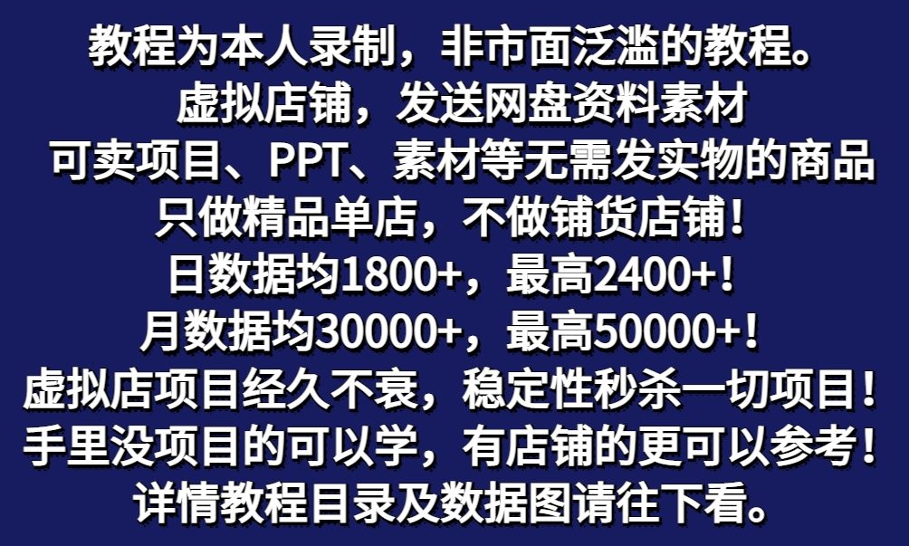 图片[1]-拼多多虚拟店铺项目，电脑挂机自动发货，单店日利润300+-心语项目网