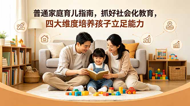 付费文章：普通家庭育儿指南，抓好社会化教育，四大维度培养孩子立足能力-心语项目网