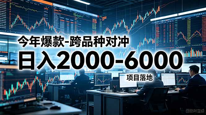 今年爆款-跨品种对冲日入2000-6000，项目落地！-心语项目网