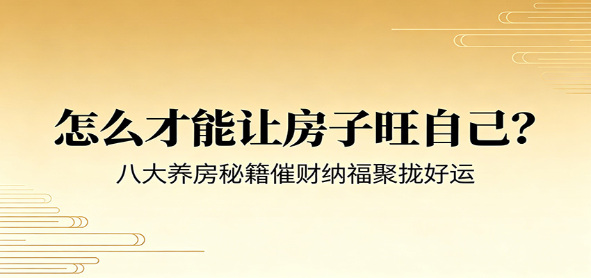 付费文章《怎么才能让房子旺自己？》八大养房秘籍催财纳福聚拢好运-心语项目网