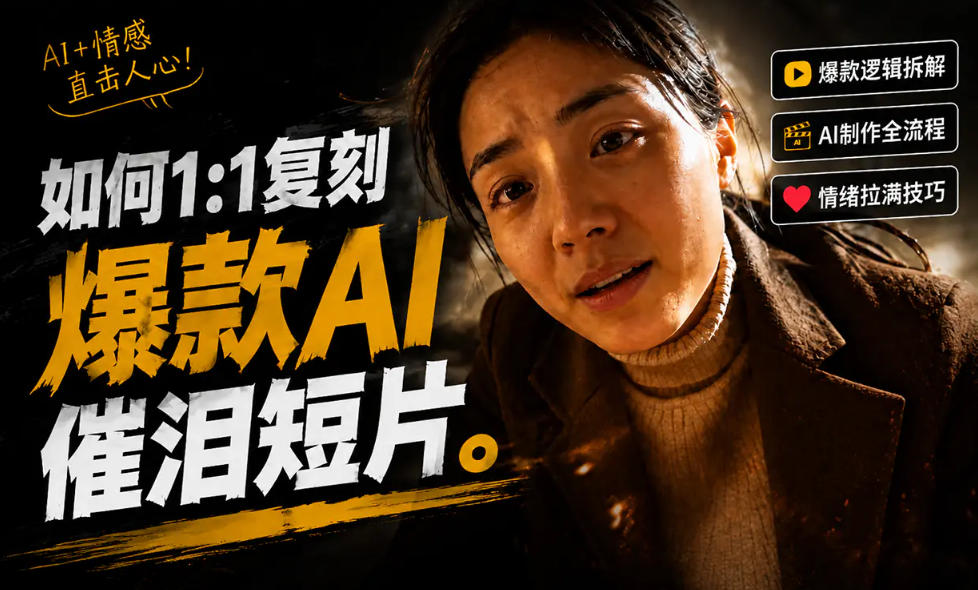 豆包+Gemini生成真人AI短剧-拆解复刻百万爆款第一人称短片，一站式讲透爆款复刻全流程-心语项目网