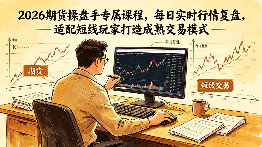 2026期货操盘手专属课程-更新6月，每日实时行情复盘，适配短线玩家打造成熟交易模式-心语项目网