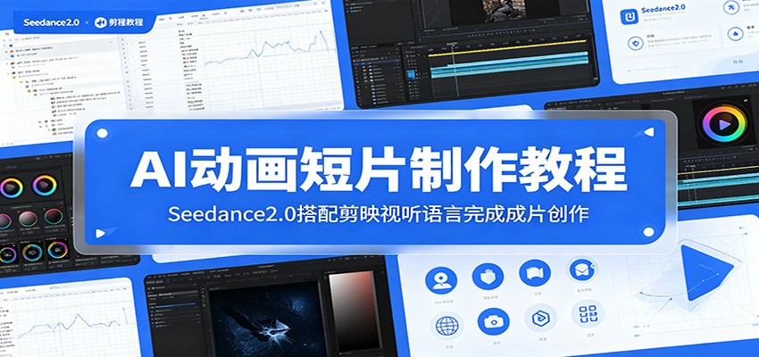 AI动画短片制作教程：Seedance2.0搭配剪映视听语言完成成片创作-心语项目网