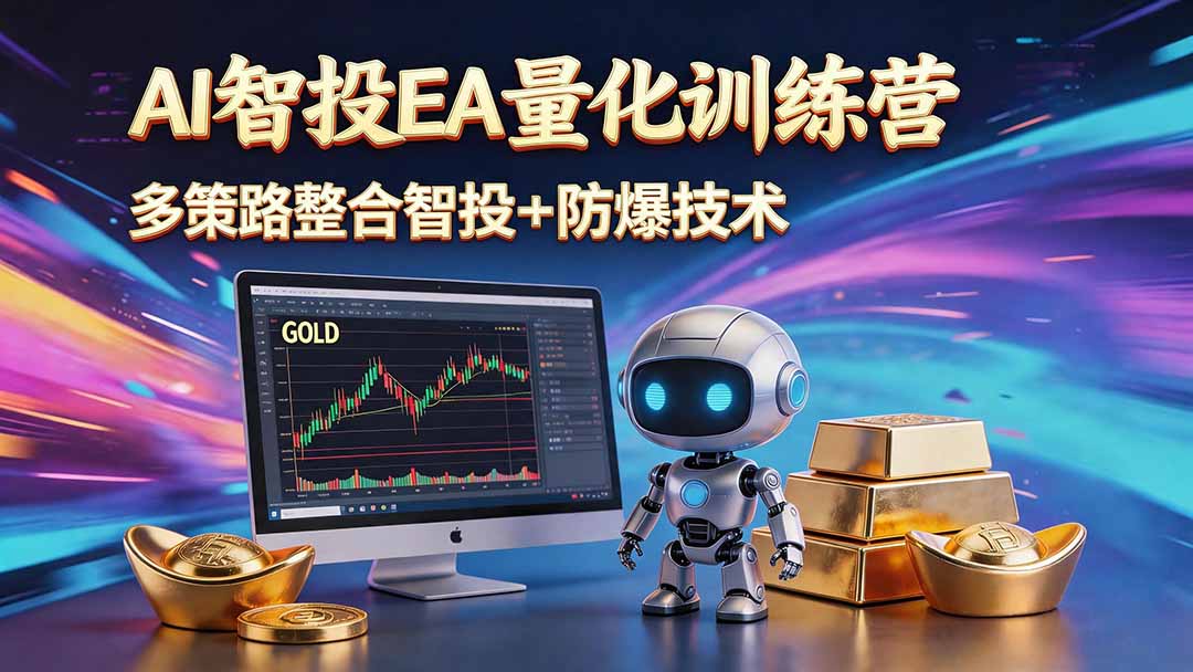 AI智投EA量化运营技术,自动化黄金操盘技术,小白也可以轻松上手日入1000+-心语项目网