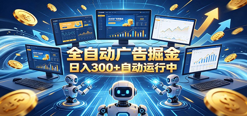 自动广告G机，日入300+，正规平台，广告浏览获益，时间自由，适合各类人群日常增收-心语项目网