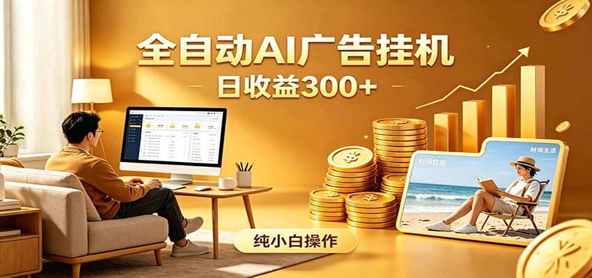 AI风口项目，全程解放双手，后台自动运行赚取收益，每天稳定收益300+-心语项目网