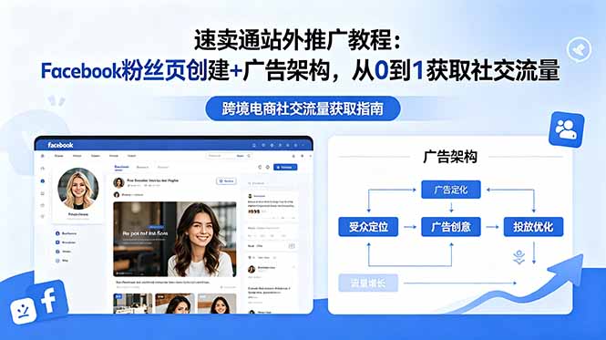 速卖通站外推广教程:Facebook粉丝页创建+广告架构,从0到1获取社交流量-心语项目网